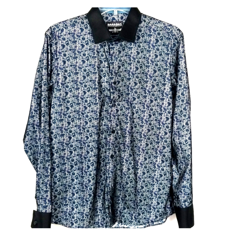 Barabas Corduroy Paisley Long Sleeve Button Down